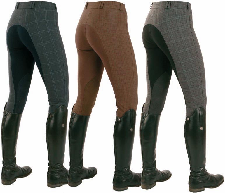 Mark Todd Plaid Breeches Ladies                                                      